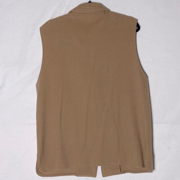 Cleo Tan Zip Front Vest L - Picture 10 of 11